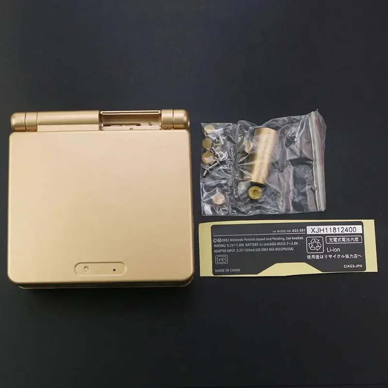 Coque de remplacement complète Game Boy Advance SP — boutons inclus
