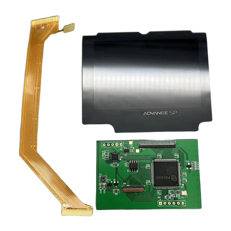 Écran IPS 3 pouces pour Game Boy Advance SP — dalle haute luminosité