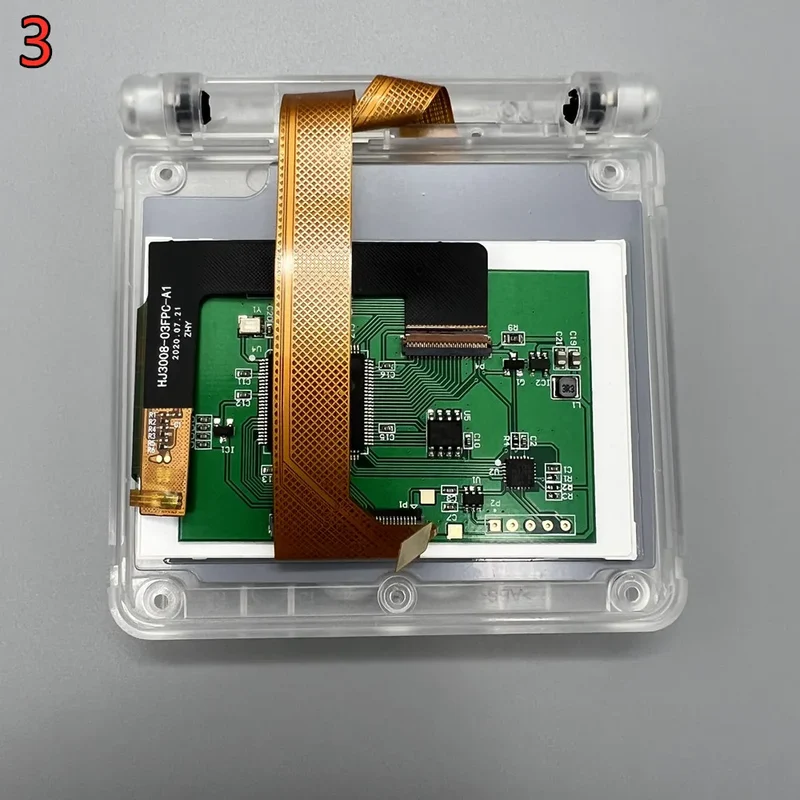 Écran IPS 3 pouces pour Game Boy Advance SP — dalle haute luminosité