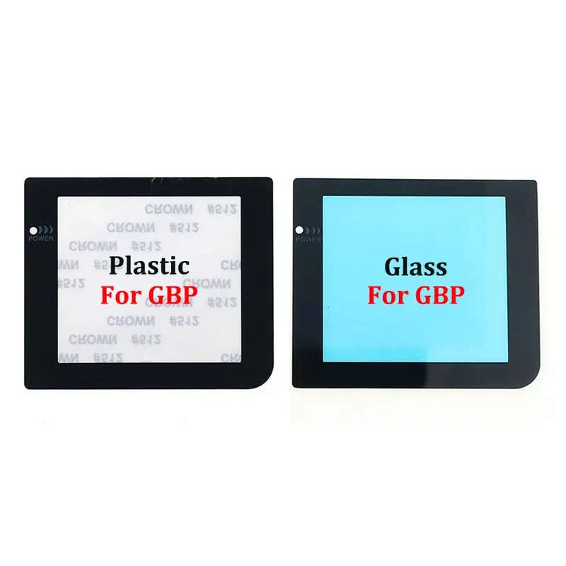Vitre de protection Game Boy, GBC, GBA, GBA SP — verre ou plastique