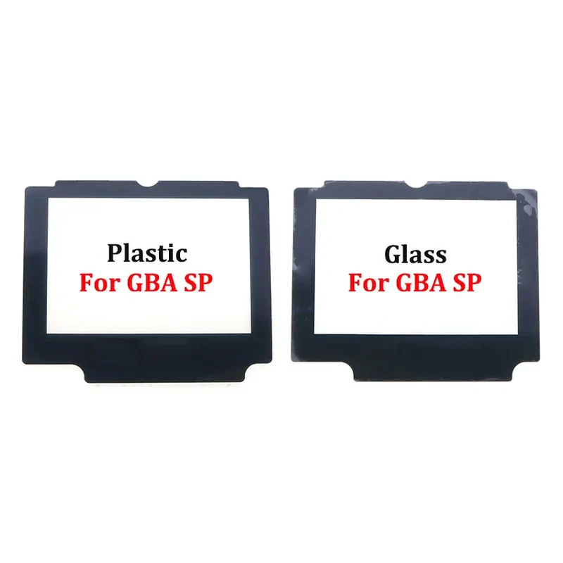 Vitre de protection Game Boy, GBC, GBA, GBA SP — verre ou plastique