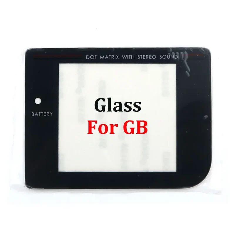 Vitre de protection Game Boy, GBC, GBA, GBA SP — verre ou plastique
