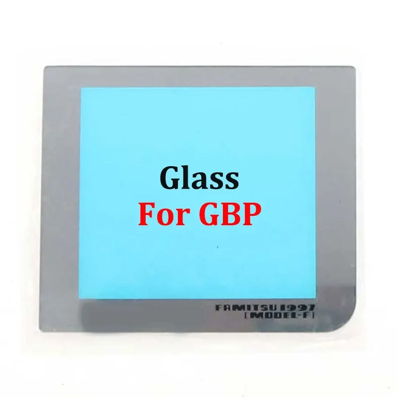 Vitre de protection Game Boy, GBC, GBA, GBA SP — verre ou plastique