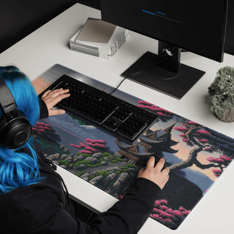 Tapis De Souris Japonais Paysage Zen Pixel