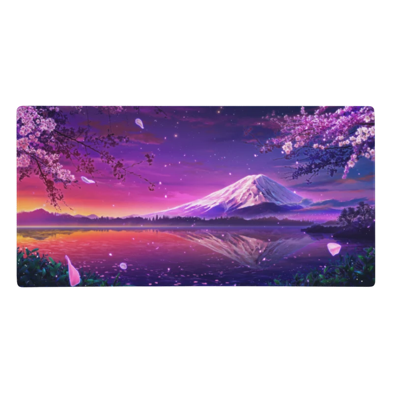 Tapis De Souris Japonais Paysage Zen Mont Fuji