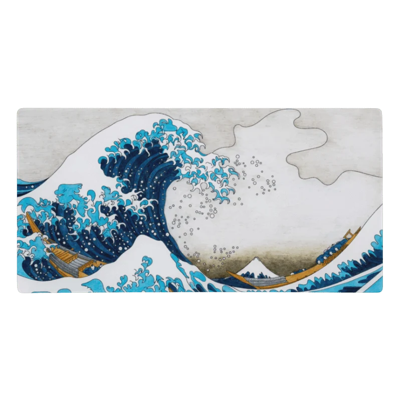 Tapis De Souris Japonais Vague Impériale