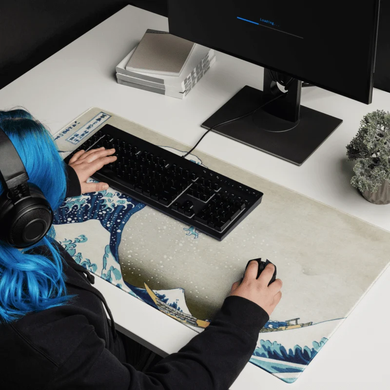 Tapis De Souris Japonais Vague d’Hokusai