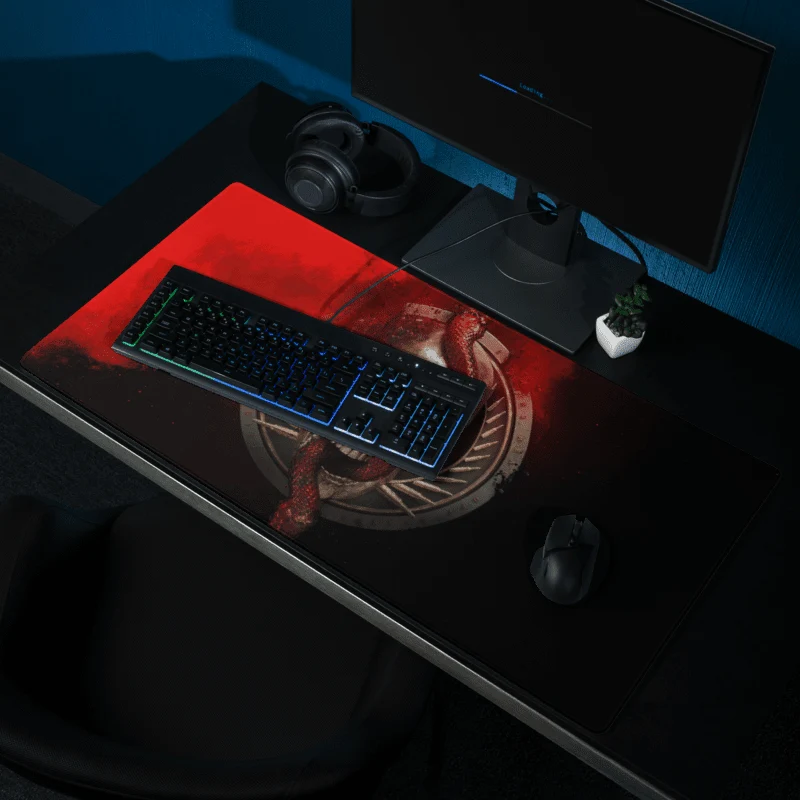 Tapis De Souris Gamer Crâne Maudit