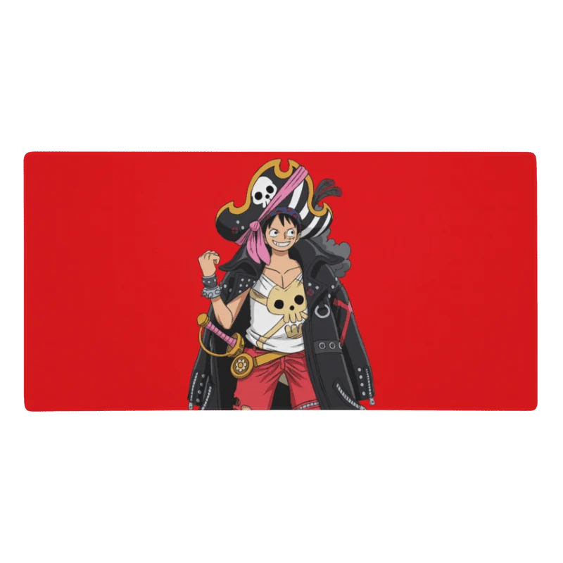 Tapis De Souris Manga Capitaine Pirate