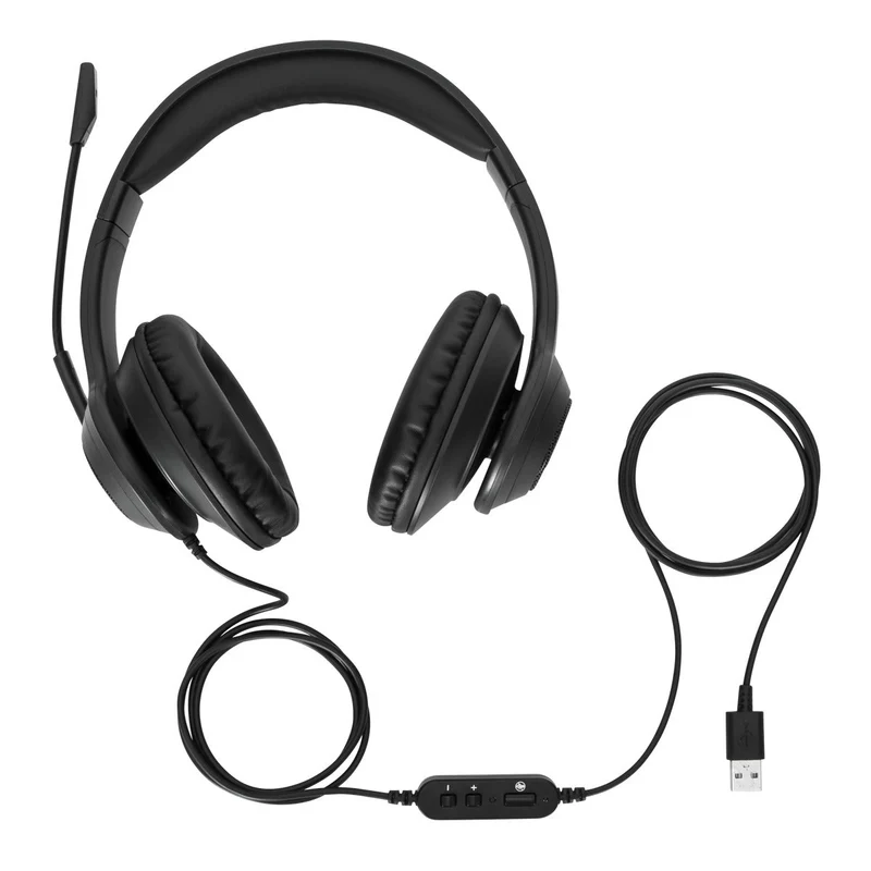 Casque audio USB avec microphone