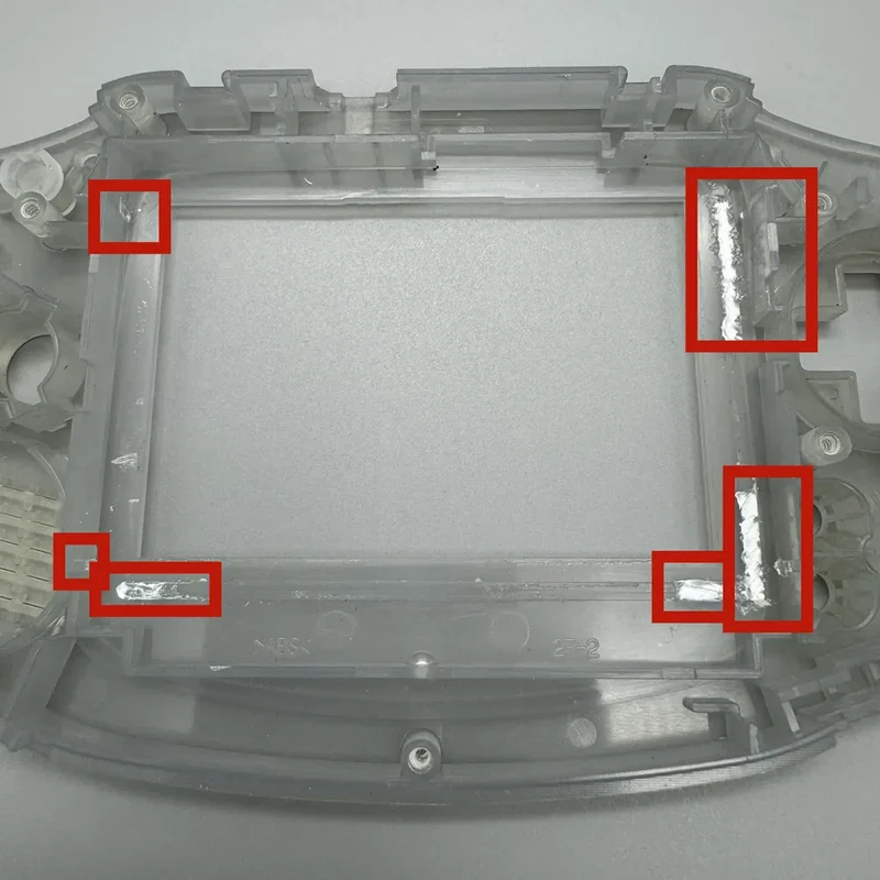 Écran IPS 2,9 pouces pour Game Boy Advance — taille d'origine