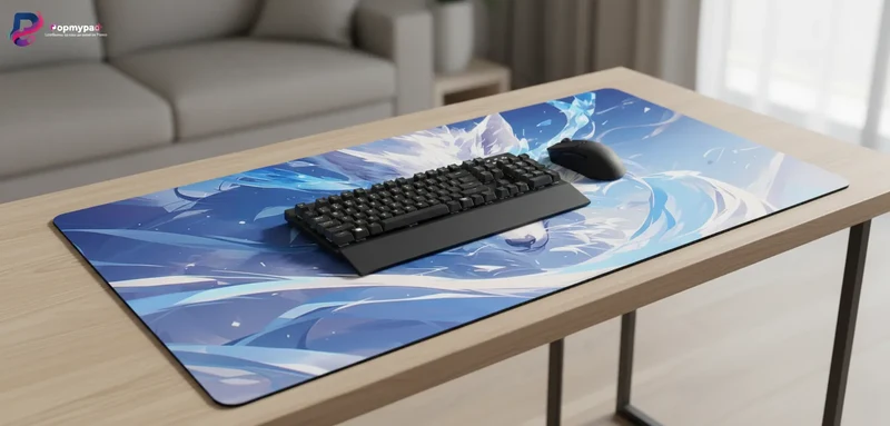 XXL Fox Mouse Pad — Crystalline Frost Shards | PopMyPad