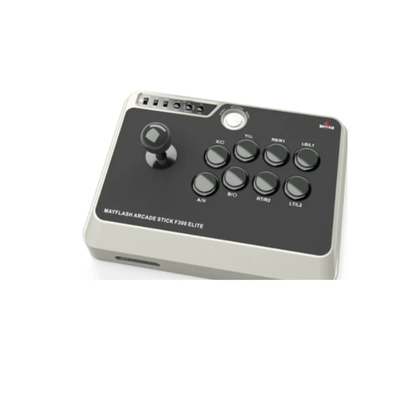 Stick arcade filaire Mayflash F300 — boutons 30 mm remplaçables