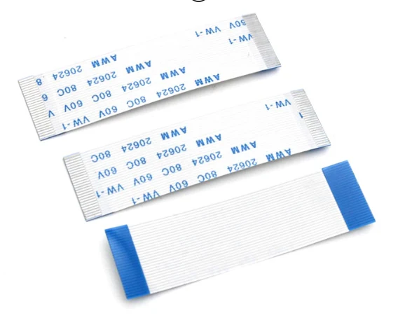 Nappe FFC/FPC 0,5 mm 24 broches — longueurs 25 à 600 mm