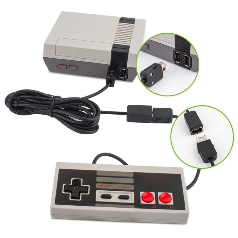 Rallonge manette Wii, NES et SNES Classic Mini — 1,8 ou 3 m