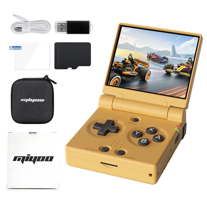 Miyoo Mini Flip — console rétro portable à clapet, format poche