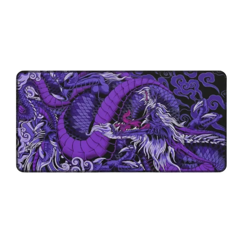 XXL Japanese Mouse Pad — Mystic Purple Dragon | PopMyPad