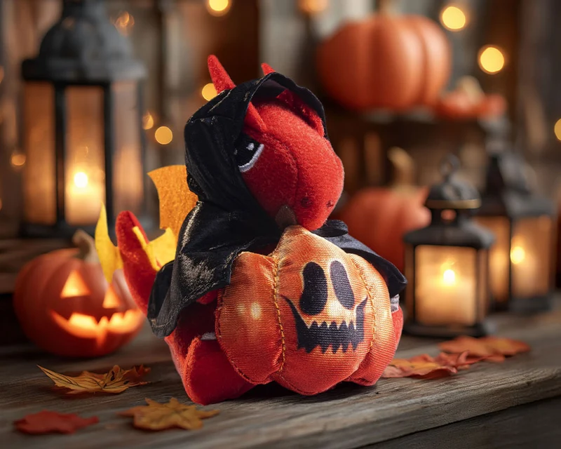 Lucky Doll Keychain—Halloween