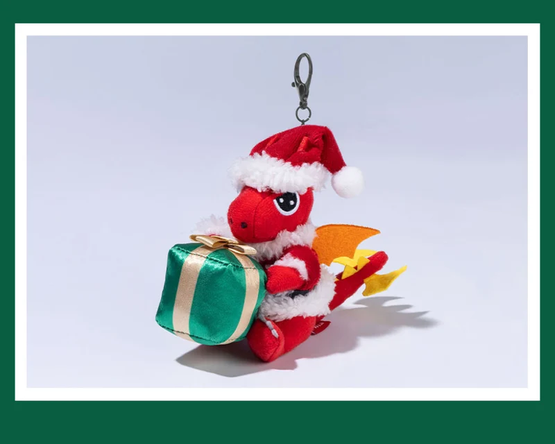 Lucky Doll Keychain—Christmas