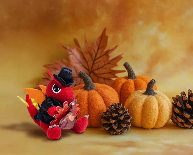 Lucky Doll Keychain—Thanksgiving Day