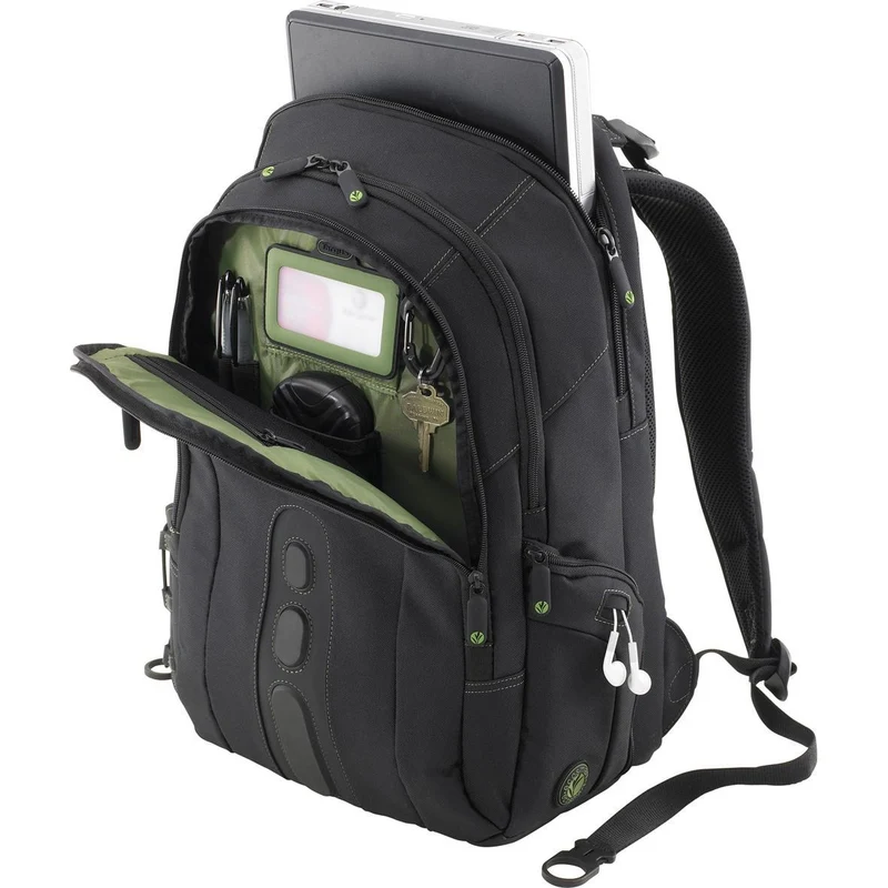 EcoSpruce Sac à dos pour ordinateur portable 15.6" - Noir