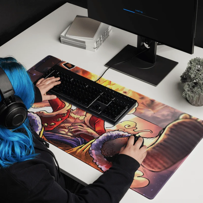 Tapis de Souris Manga Furie Enflammée