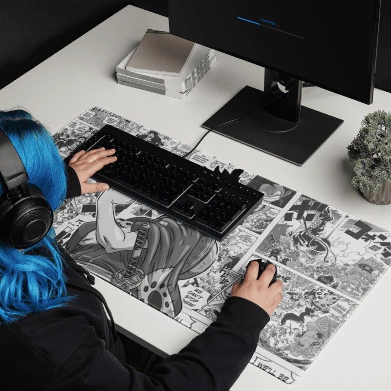 Tapis de Souris Manga Pirate Chapeau de Paille