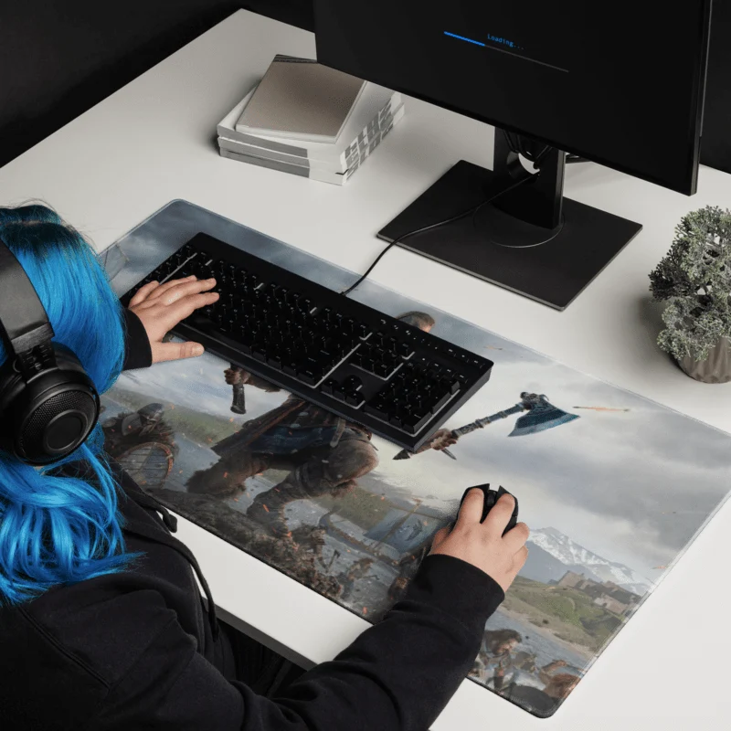 Tapis de Souris Gamer Bataille Vikings
