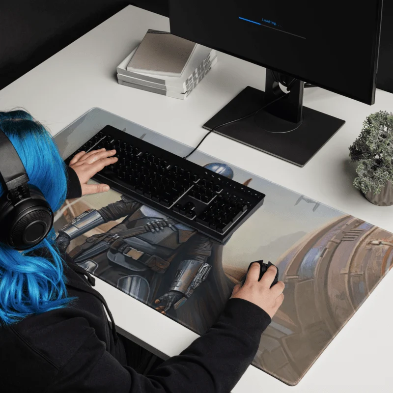 Tapis de Souris Gamer Chasseur Galactique