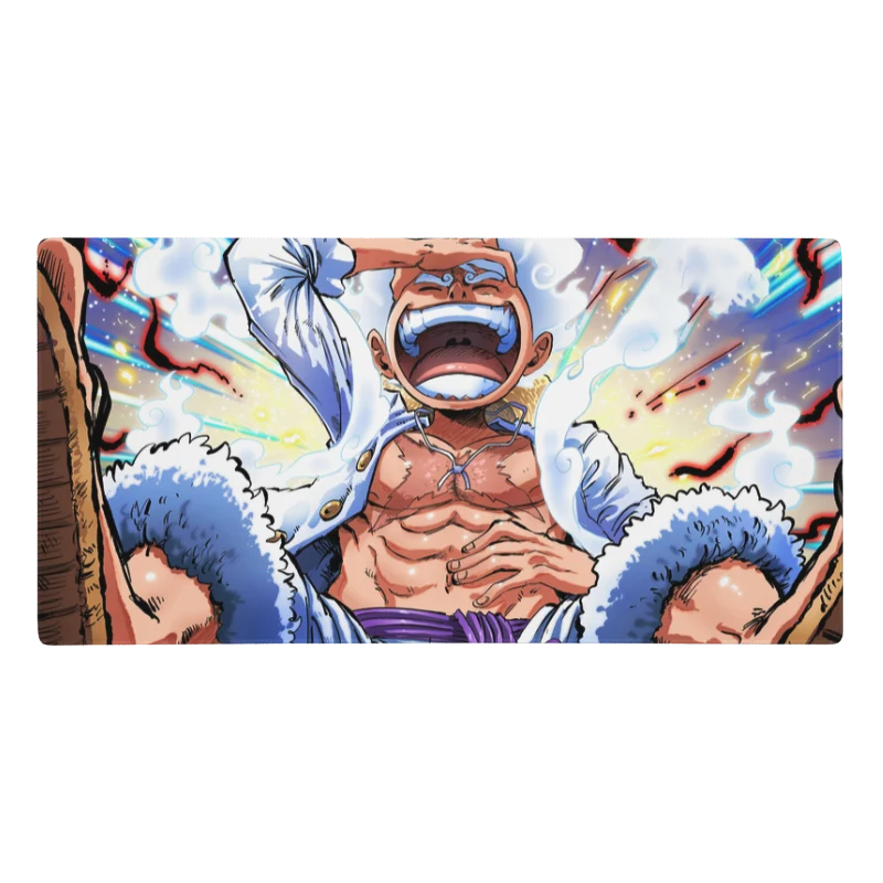 Tapis de Souris Anime Rire du Guerrier