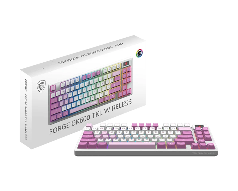 MSI FORGE GK600 TKL W VIOLET FR