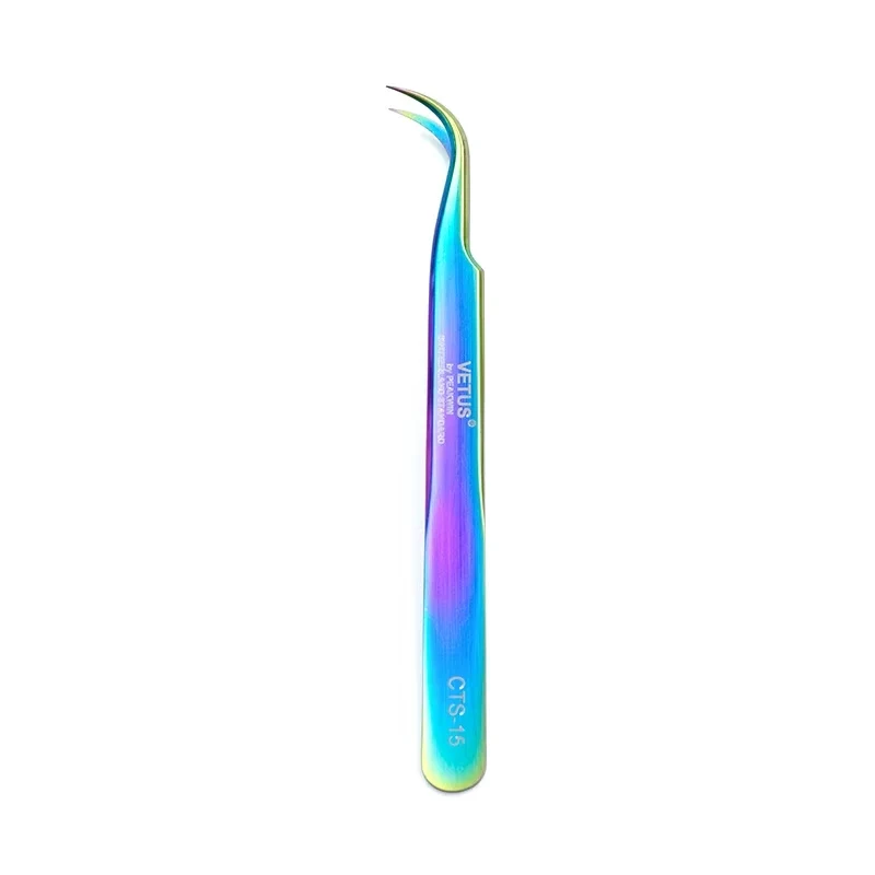 Pincette de précision ESD — acier inoxydable, pointe extra-fine