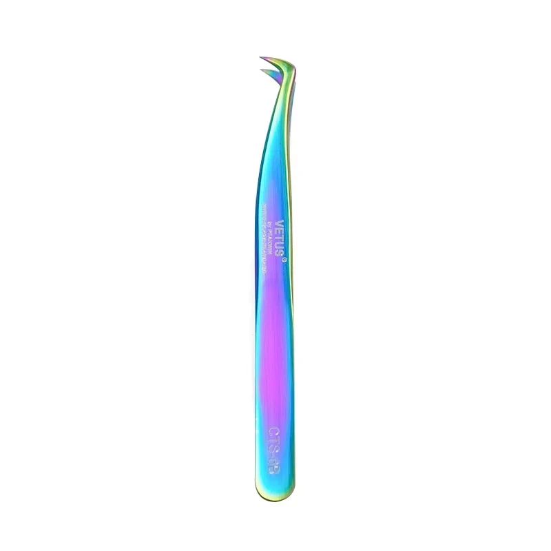 Pincette de précision ESD — acier inoxydable, pointe extra-fine