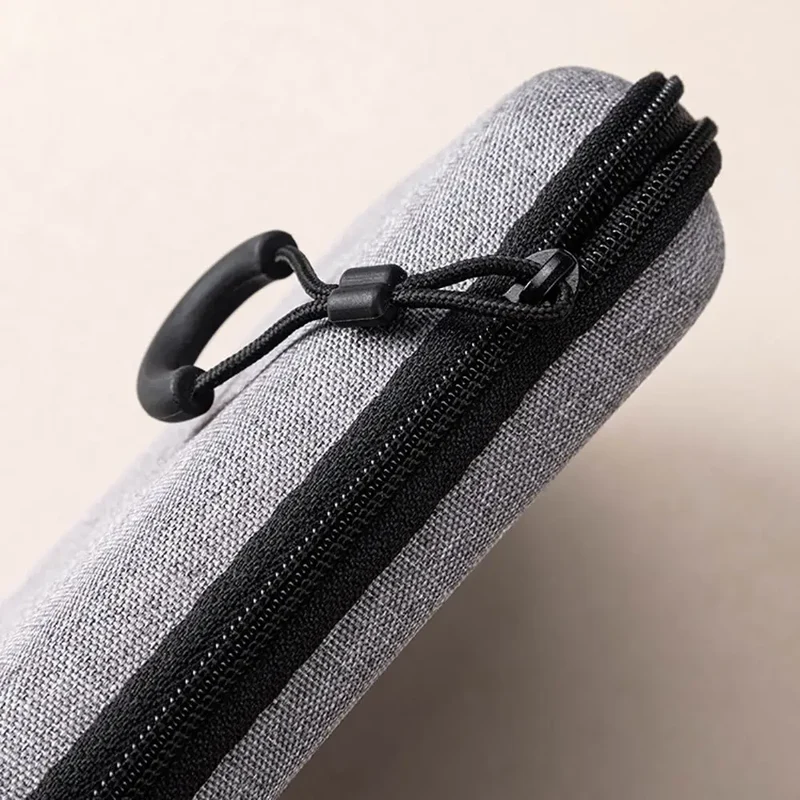 Étui de transport zippé pour console portable, câbles et microSD