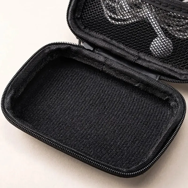 Étui de transport zippé pour console portable, câbles et microSD
