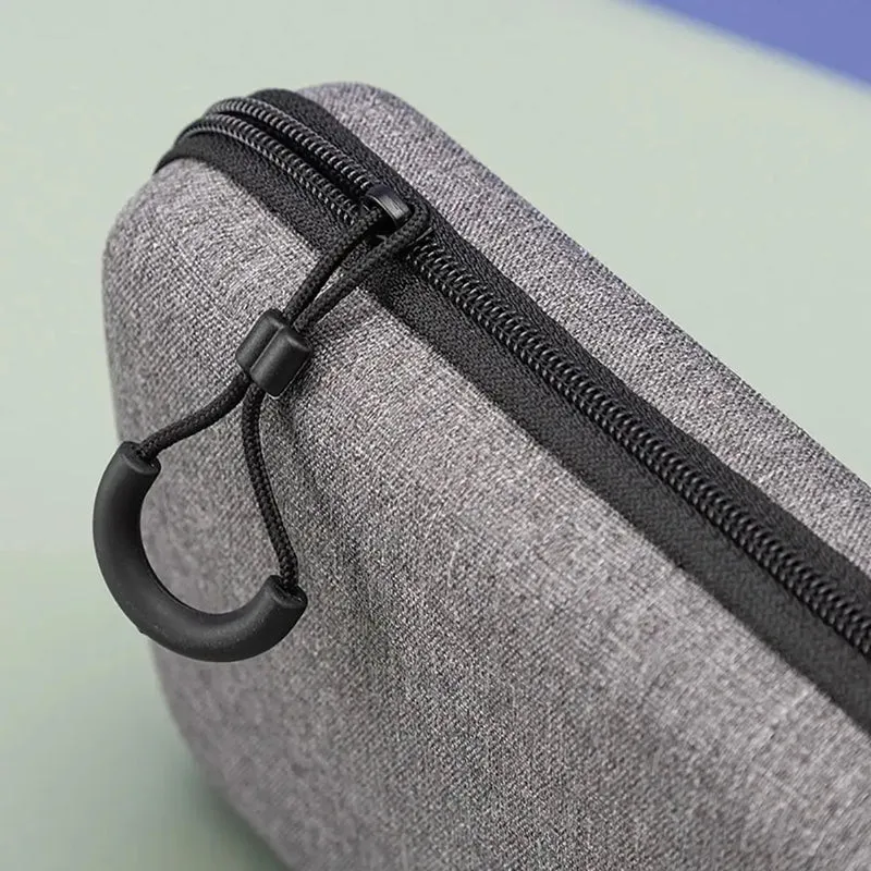 Étui de transport zippé pour console portable, câbles et microSD