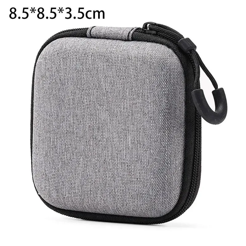 Étui de transport zippé pour console portable, câbles et microSD