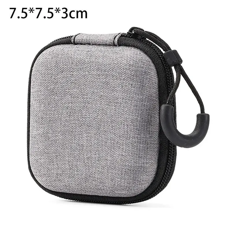 Étui de transport zippé pour console portable, câbles et microSD