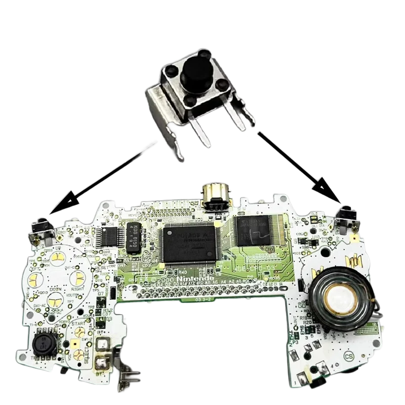 Micro-interrupteur de gâchette L ou R pour Game Boy Advance et SP