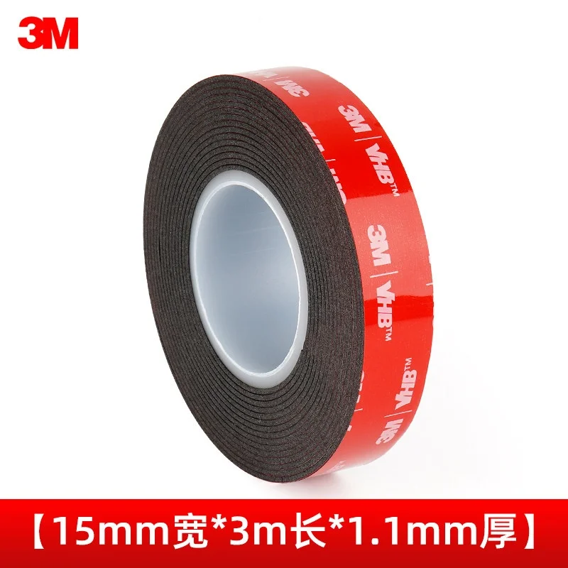 Ruban double face mousse VHB 1,1 mm — fixation écran IPS et batterie