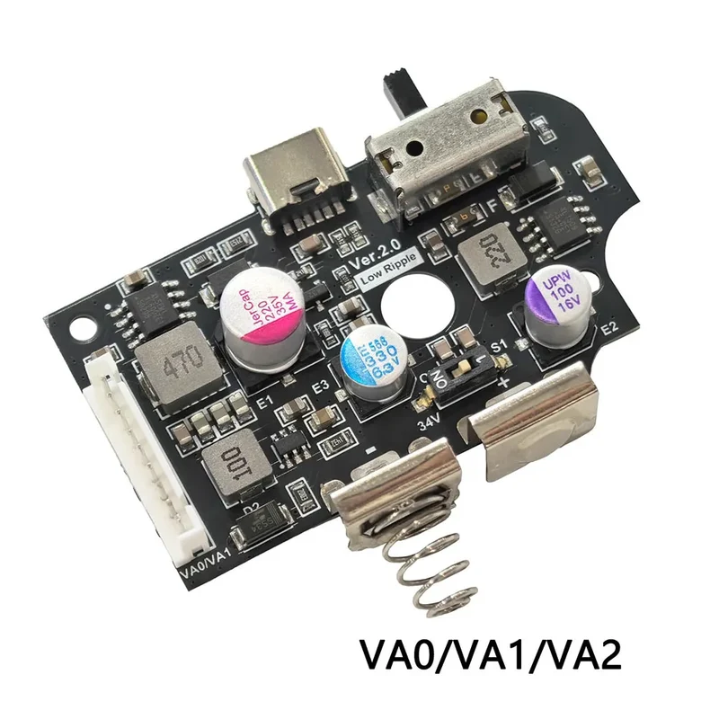 Carte d'alimentation USB-C pour Game Gear — révisions VA0 à VA5