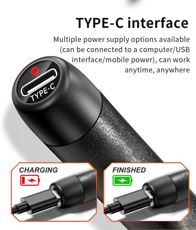 Fer à souder sans fil USB-C JCD C200 — réglable 300 à 450 °C