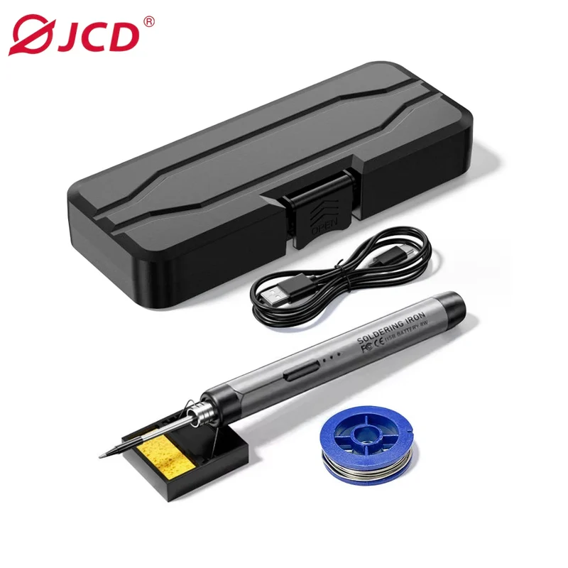 Fer à souder sans fil USB-C JCD C200 — réglable 300 à 450 °C