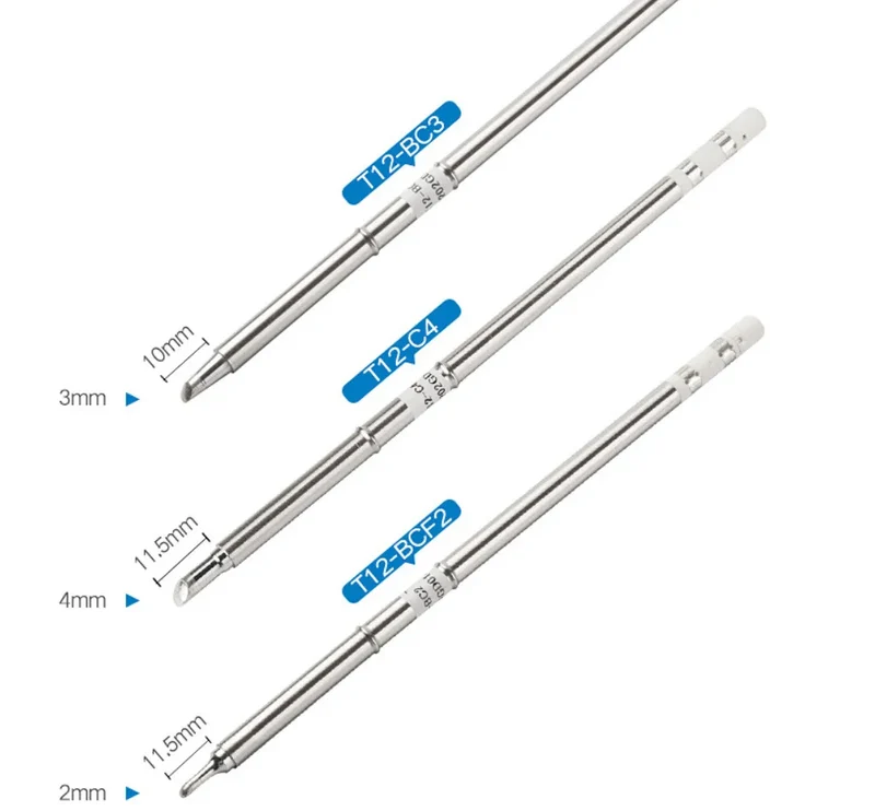 Panne T12 pour fer à souder — cartouche 70 W, 11 profils