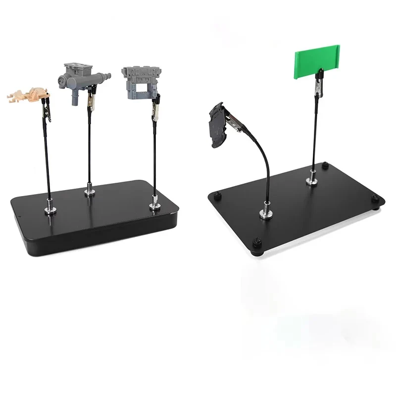 Troisième main de soudure — base magnétique et bras flexibles