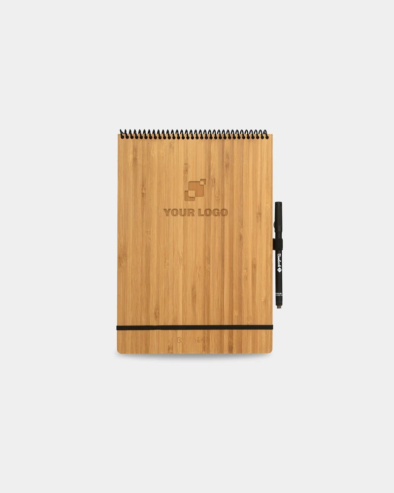 Carnet bambou massif Bambook A4 à personnaliser