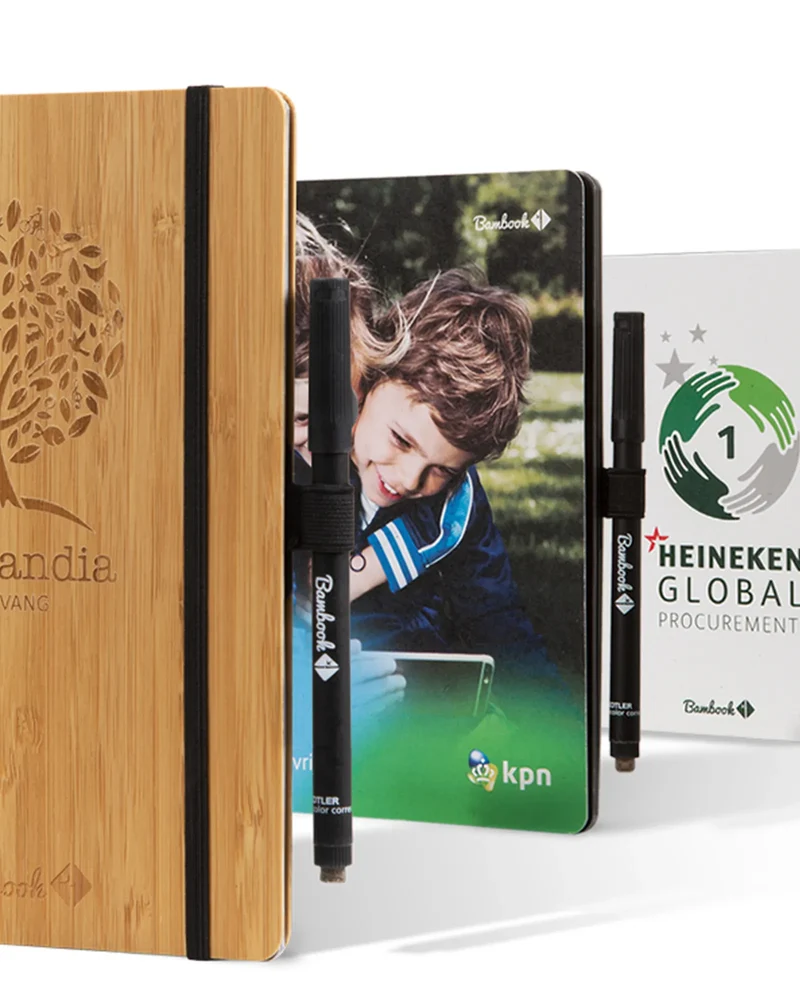 Carnet bambou massif Bambook A4 à personnaliser