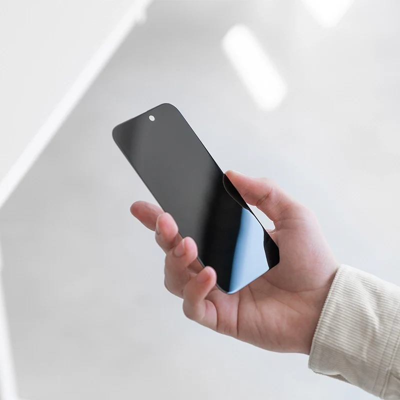 Verre blindé pour iPhone 14 Pro avec protection contre les regards indiscrets