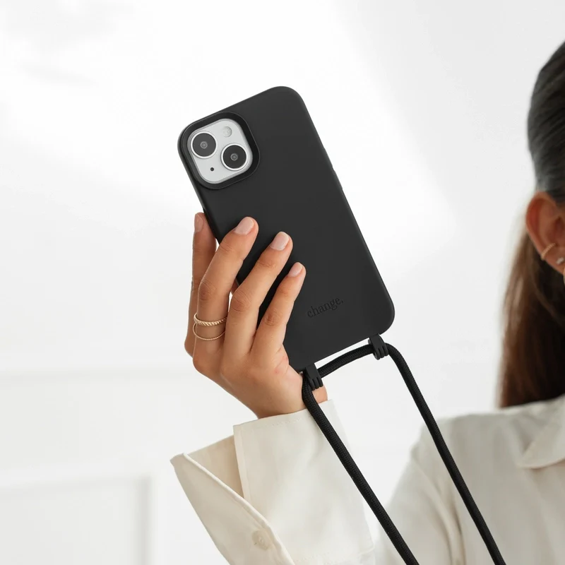 iPhone 15 Plus Chaîne pour téléphone portable Amovible