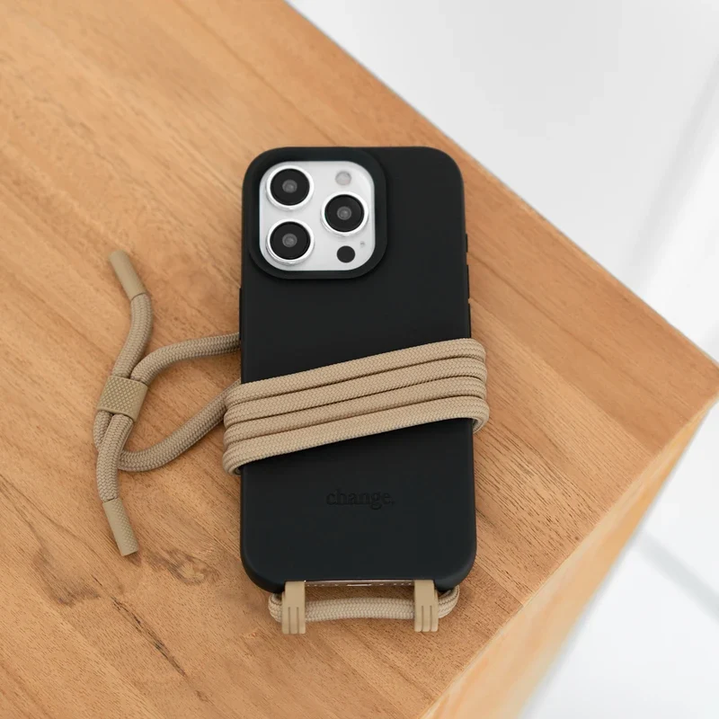iPhone 15 Plus Chaîne pour téléphone portable Amovible